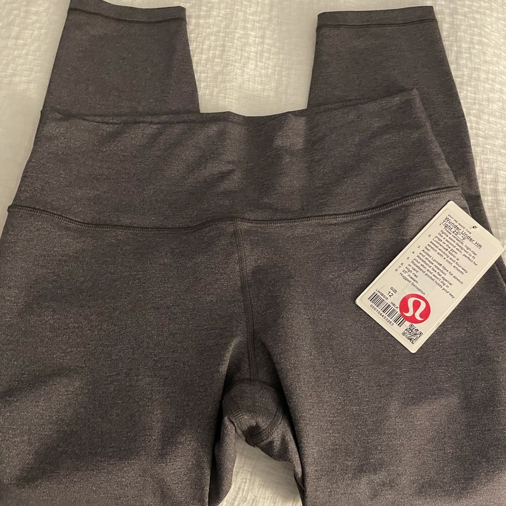 LULULEMON ATHLETICA WUNDER UNDER HR 25 NWT! GRAY